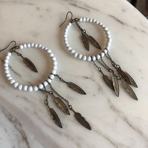 Vintage dream catcher earrings